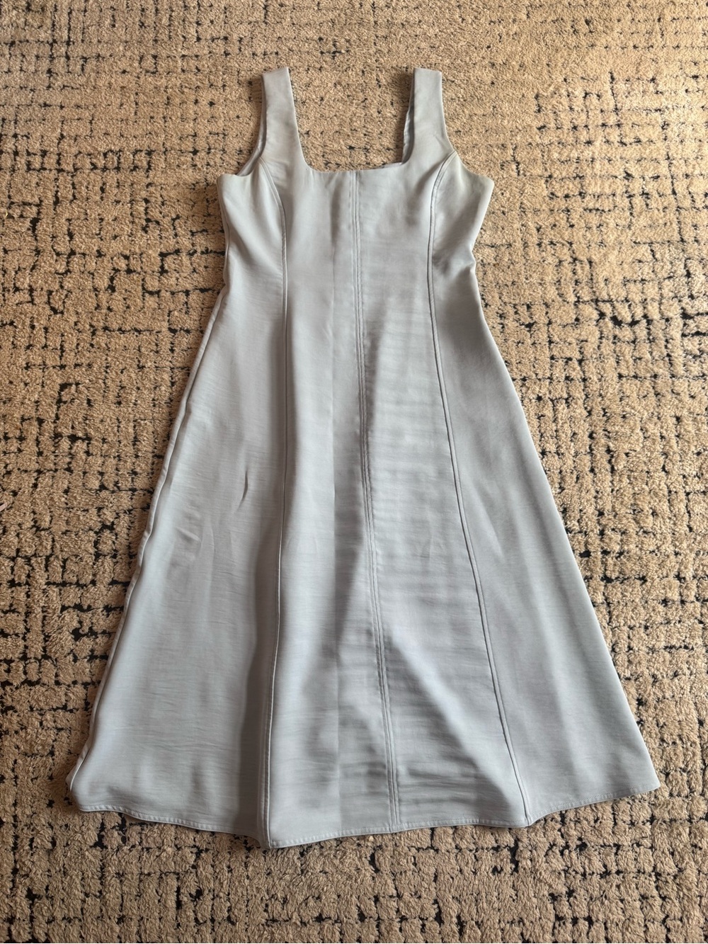 Scoop Neck A-Line midi Dress